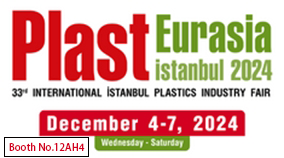 Naše nové produkty budú vystavené na veľtrhu Plast Eurasia Istanbul 2024 počas 4-7 decembra!
